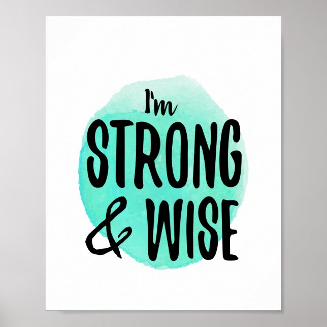 Affiche affirmation inspirante d'acceptation de soi (Devant)