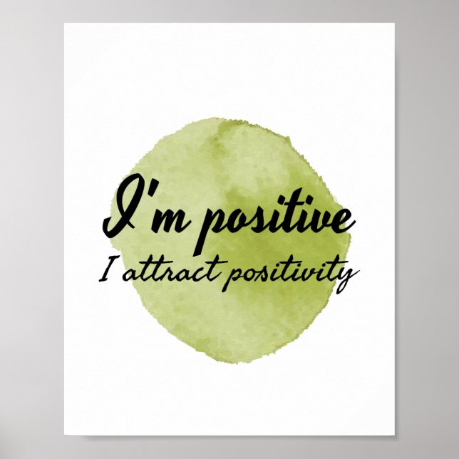 Affiche affirmation motivationnelle d'acceptation personne (Devant)