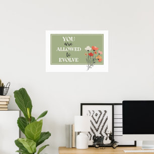 Affiche Affirmation Murale Horizontale – Vous Avez le Droi