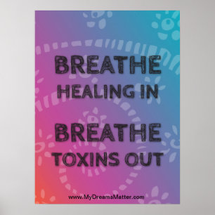 Affiche Affirmation Positive Manifest Santé corporelle par