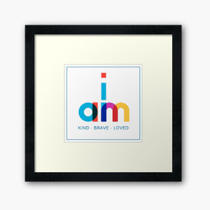 Affiche Affirmation quotidienne moderne Typographie coloré