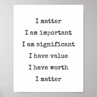 Affirmation Self Worth Encouragement Vous Importez