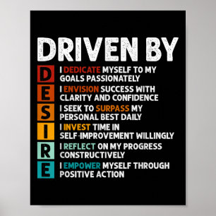 Affiche Affirmations de devis motivationnelles