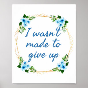 Affiche affirmations inspirantes pour la réussite