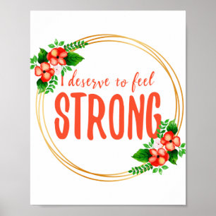 Affiche affirmations inspirantes pour la vie et l'amour de