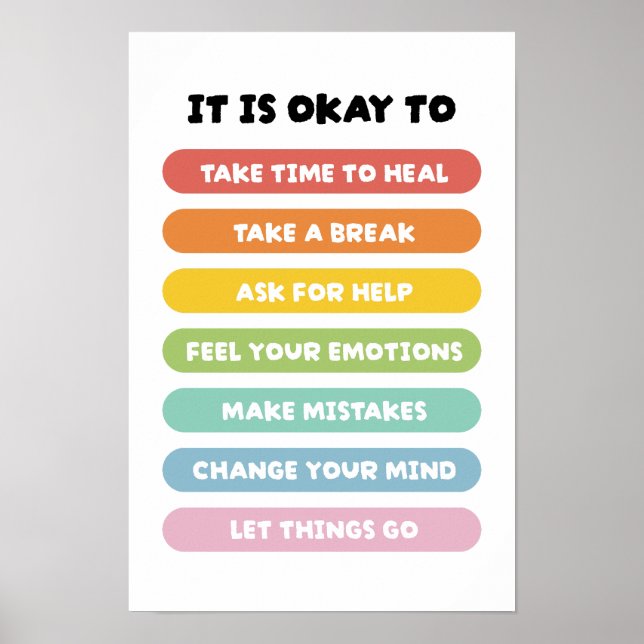 Affiche Affirmations Positives (Devant)