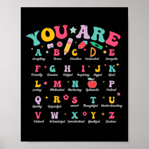 Affiche Affirmations Positives Alphabet Ck Pour Enseignant