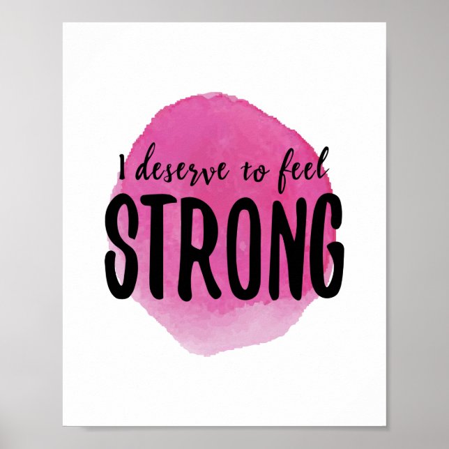 Affiche affirmations positives du matin pour travailler du (Devant)