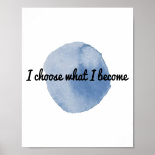 Affiche affirmations positives du matin pour travailler du