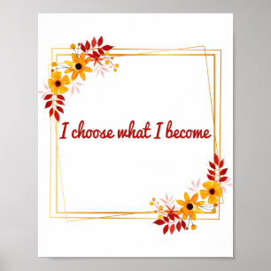 Affiche affirmations positives pour la motivation