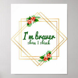 Affiche affirmations positives pour la vie