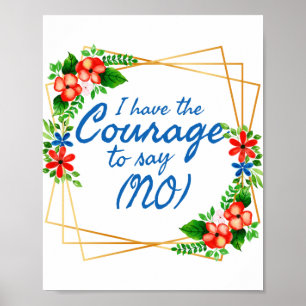 Affiche affirmations positives pour l'anxiété et l'amour d