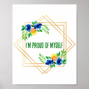 Affiche affirmations positives pour le matin