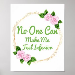 Affiche affirmations positives pour les autosoins