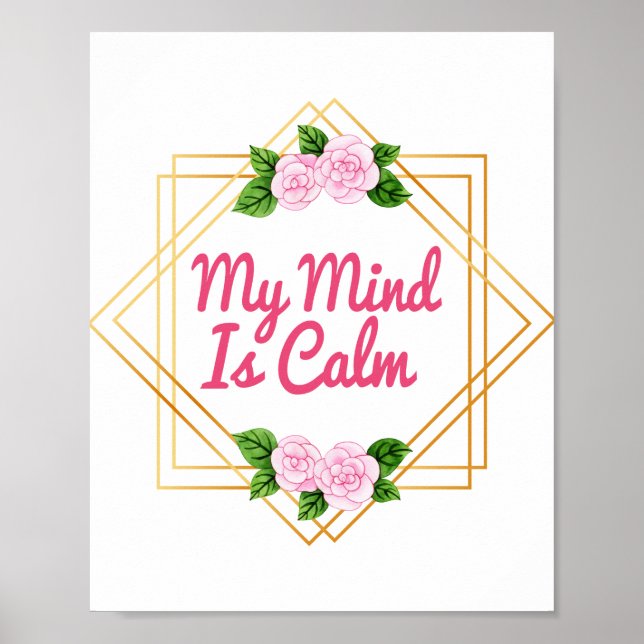 Affiche affirmations positives pour l'inspiration (Devant)