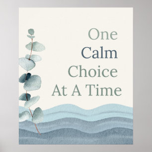 Affiche Affirmations pour une classe calme