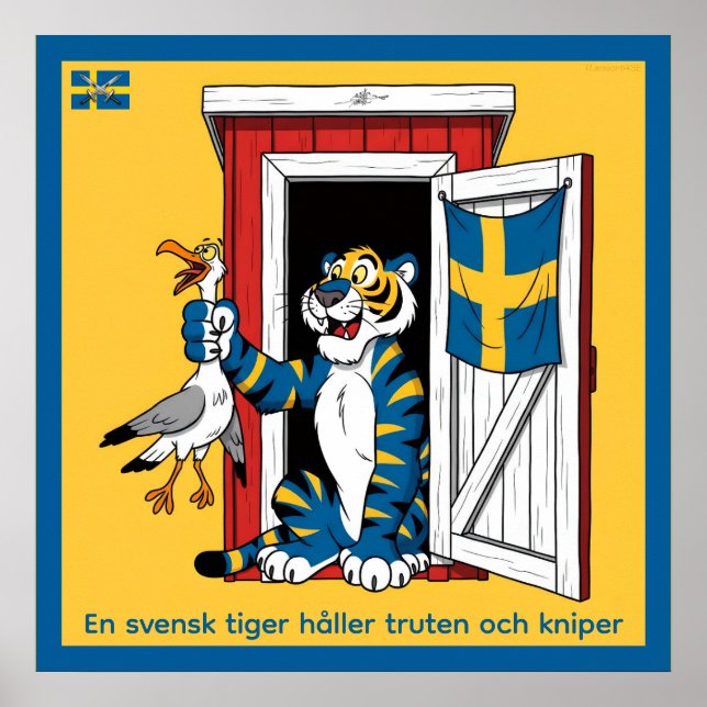 Affiche Affisch — Svensk tiger (Devant)
