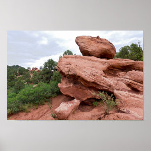 Affiche Affleurement rocheux à Garden of the Gods