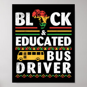 Affiche Africains Mois De L'Histoire Noire Noir Et Éduqué