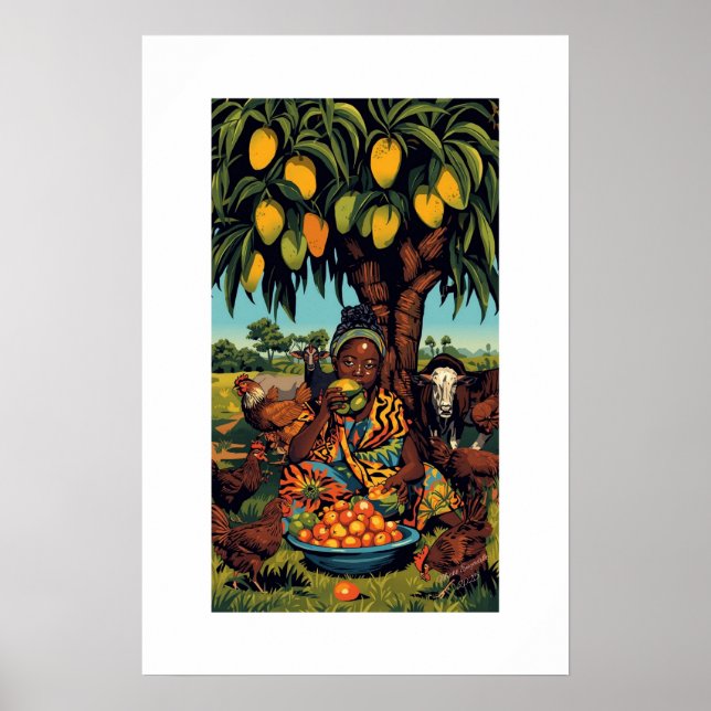 Affiche African Art Print (Devant)