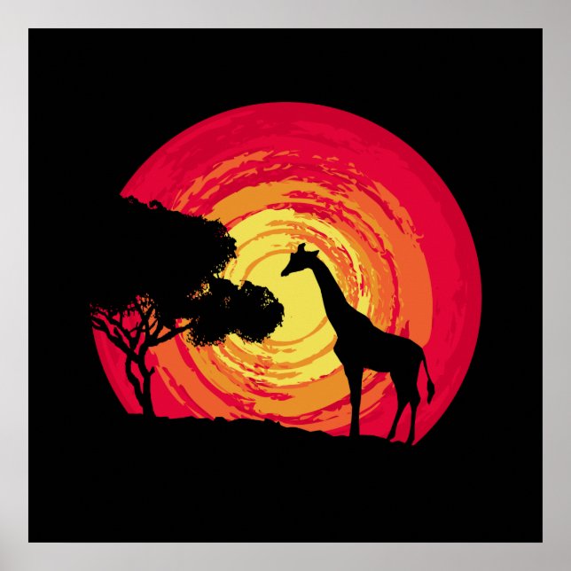 Affiche African sunset (Devant)