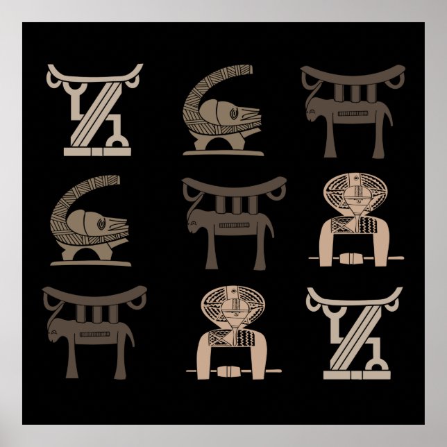 Affiche african tribe ornate (Devant)