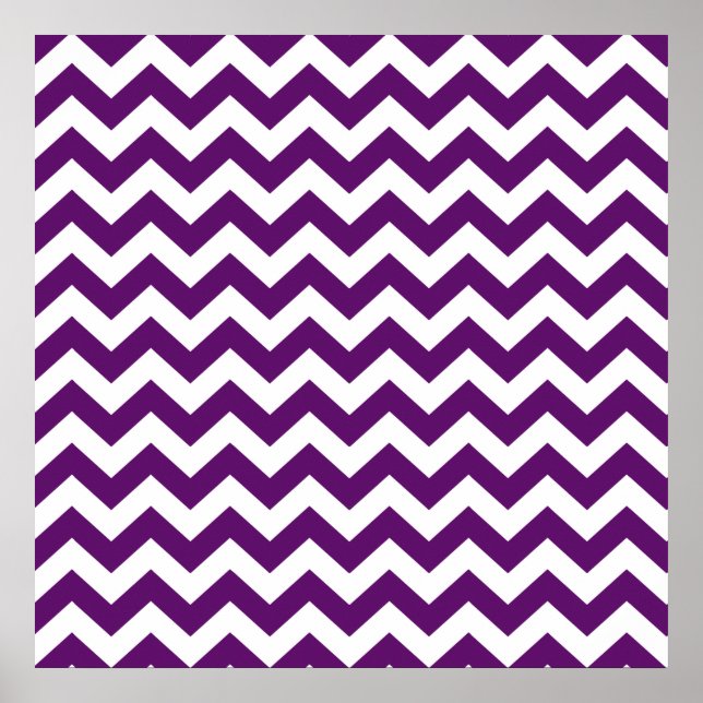 Affiche African Violet Safari Chevron (Devant)