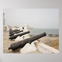 Afrique, Afrique de l'Ouest, Ghana, Elmina. Canons