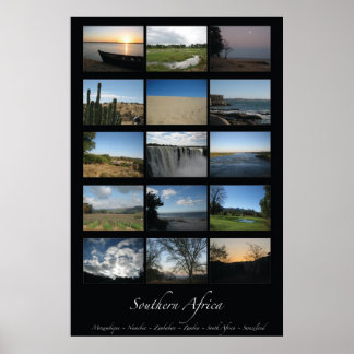 Affiche Afrique australe