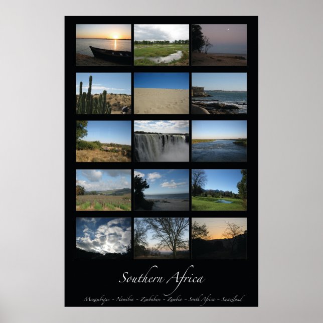 Affiche Afrique australe (Devant)