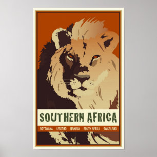 Affiche Afrique australe