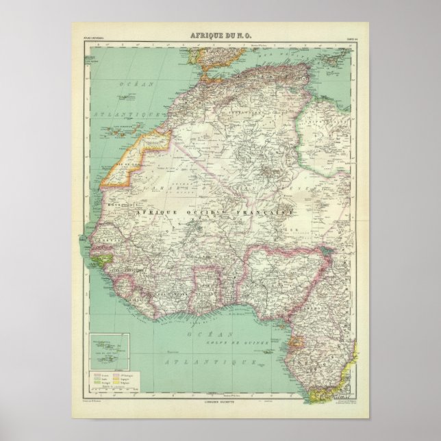 Affiche Afrique de l'Ouest 3 (Devant)