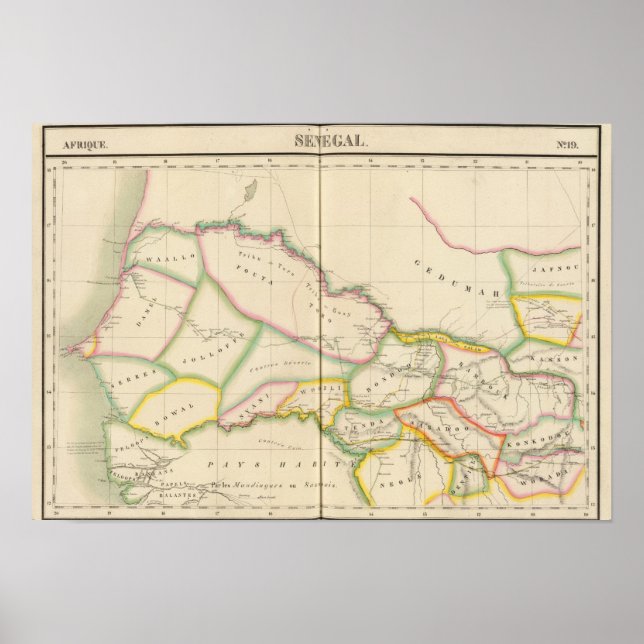 Affiche Afrique du Sénégal (Devant)