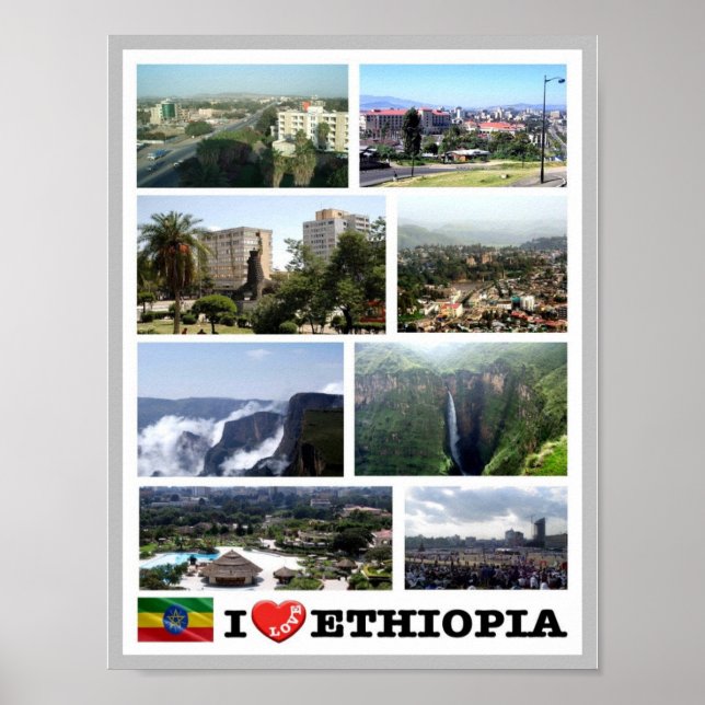 Affiche Afrique - Ethiopie - I Love - (Devant)