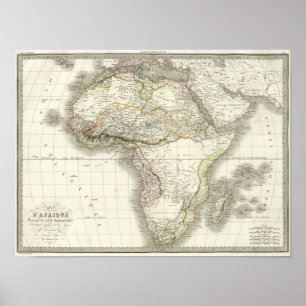 Affiche Afrique - l'Afrique