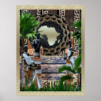 Affiche Afrique : Le Jardin d'Eden