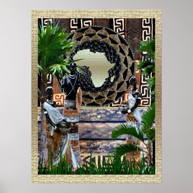 Affiche Afrique le jardin d'Eden (Devant)