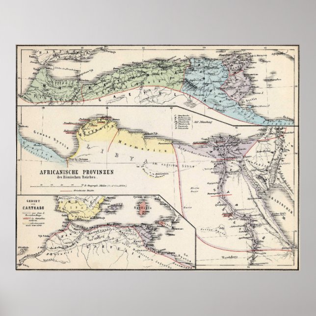 Affiche Afrique romaine (Devant)