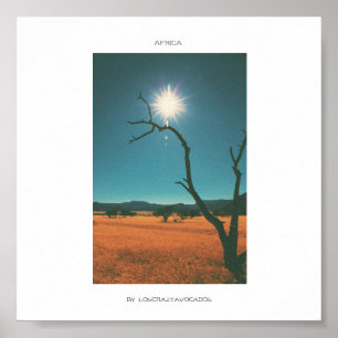 Affiche Afrique Savannah Arbre en Herbe Voir l'affiche Pan