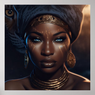 Affiche Afro Goddess Ascension (Matte)