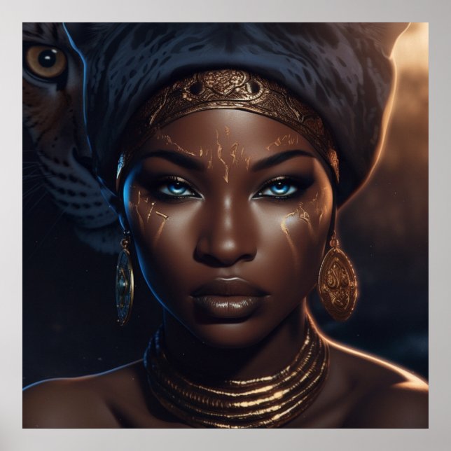 Affiche Afro Goddess Ascension (Matte) (Devant)