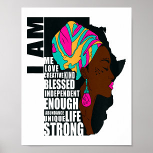 Affiche Afro Vous Êtes Suffisant Je Suis Citations Insrati
