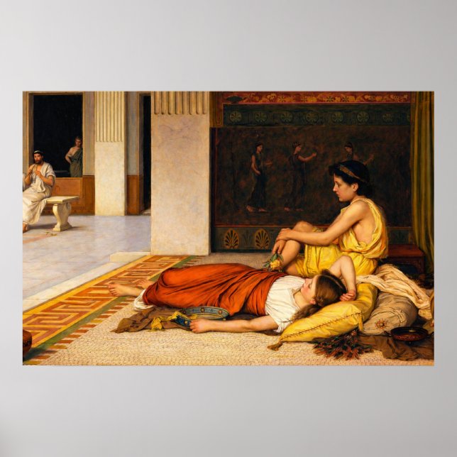 Affiche After the Dance by John William Waterhouse (Devant)