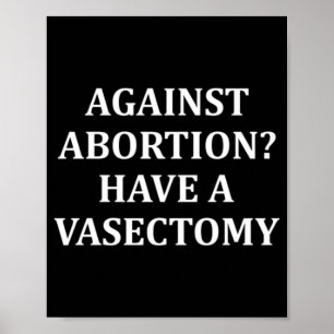 Affiche Against Abortion