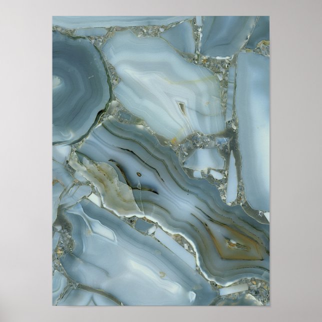 Affiche Agate bleue (Devant)