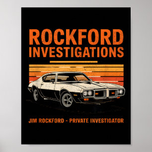 Affiche Agence de détectives Rockford - Fichiers Rockford