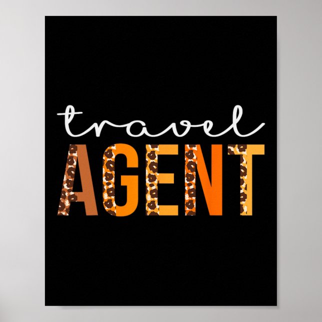 Affiche Agent de voyage leopard Squad mignonne Automne Mer (Devant)