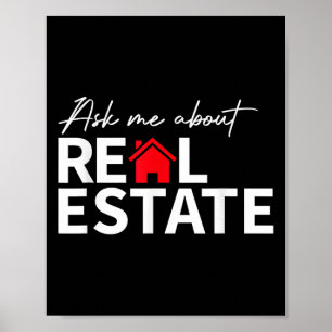 Affiche Agent Immobilier Funny Realtors Me questionnent Su