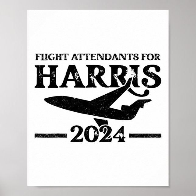 Affiche Agents De Vol Pour Les Élections De Kamala Harris  (Devant)