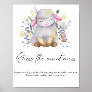 Affiche Agneau - devine le doux désordre